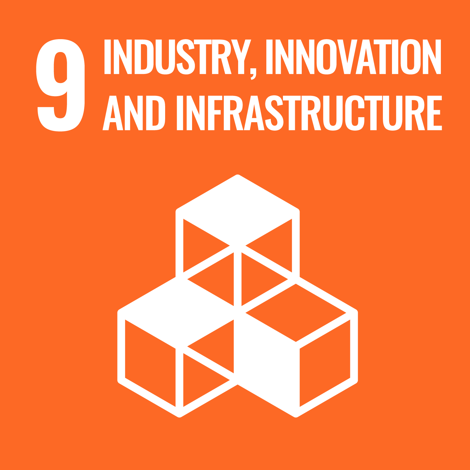 UN Sustainable Development Goals Number 9 Industry, Innovation and Infrastructure